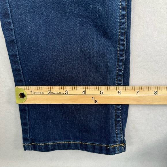 Levis 511 Slim Patchwork Jeans Boys Size 16 28X28 Dark Wash Mid Rise - Picture 12 of 15